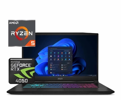 Ноутбук (2024) игровой MSI Bravo 17 Ryzen 5-7535HS/ 32GB / 512GB/ RTX4050 / 17.3" 144Hz