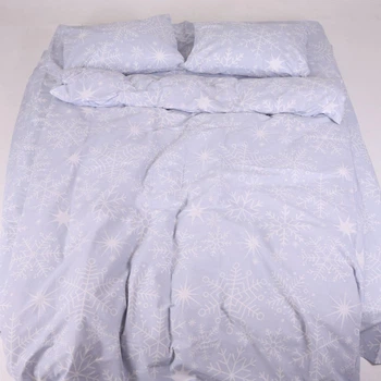 Комплект постельного белья Бязь Winter Mood 155х215 см Голубой