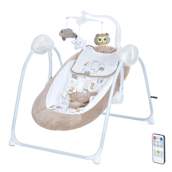 Дитячі гойдалки El Camino ME 1075 TEDDY Beige Animals