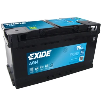 Аккумулятор для автомобиля 12V 95AH 850A R[+] 353х175х190 EXIDE (EK950)