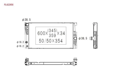 Радиатор системы охлаждения KOYORAD (PL422956)