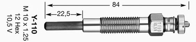Свічка розжарювання 6825 NGK (6825)