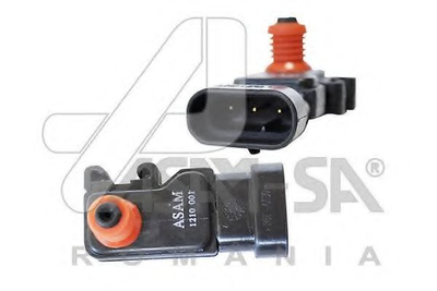 Датчик абсолютного давления во впуске коллект 1.4/1.6 8V Renault Logan, Sandero, Clio, Espace, Kangoo, Laguna, Megane, Scenic, Trafic (30749) Asam ASAM (30749)