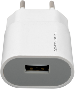 Ładowarka sieciowa 4smarts VoltPlug Compact 5W White (4250774983405)