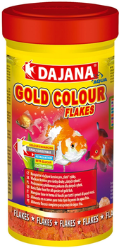 Корм для золотых рыб, карасей и декоративных рыб в хлопьях Dajana Gold Colour 250 мл/50 г (8594000253051)