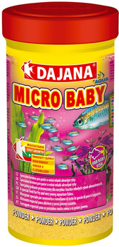 Специальный порошкообразный корм для мальков и мелких рыб Dajana Mikro Baby 100 мл/50 г (8594000250845)