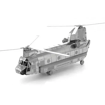 Конструктор металевий Shupin транспортний вертоліт Chinook CH-47