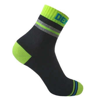Носки водонепроникні Dexshell Pro visibility Cycling, р-р XL (47-49), з зеленою смугою