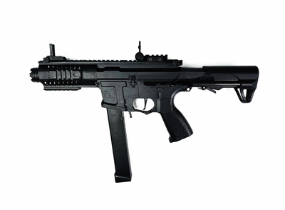 Дитячий іграшковий автомат на орбізах Орбіган ARP9 Чорний стріляє гідрогелевими кулями Гель бластер акумуляторний + 7000 орбізів