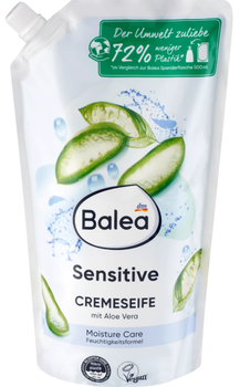 Рідке крем-мило Balea Sensitive з алоє, 850 мл (запаска)