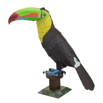 Металлический конструктор 3Д Metal Earth - Keel-billed Toucan, ME1020