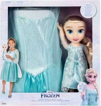 Лялька Jakks Pacific Disney Frozen Elsa с платьем для девочки 38 см (0192995240506)