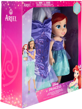 Lalka Jakks Pacific Disney The Little Mermaid Ariel z sukienką dla dziewczynki 38 cm (0192995240483)