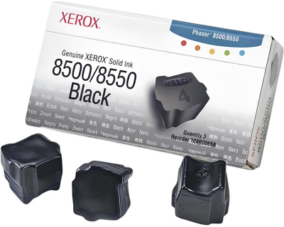 Atrament stały Xerox Phaser 8500/8550 SolidInk 108R00668 Black 3-pack