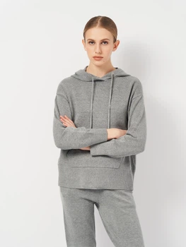 Худі жіноче Piazza Italia 03566-207 S Dark Grey (2003566002035)