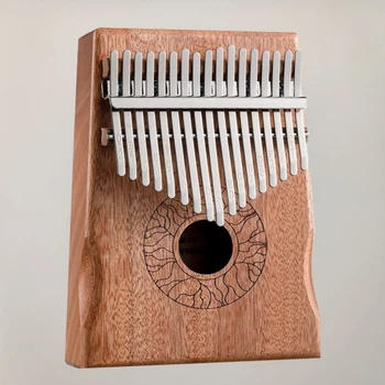 Калимба Hluru из красного дерева на 17 язычков Mahogany