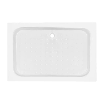 Душовий піддон KAPIELKA ST120x80х14 низький, прямокутний, діаметр зливу 52 мм Lidz
