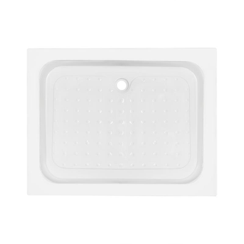 Душовий піддон Lidz KAPIELKA ST100x80х14 низький прямокутний діаметр зливу 52 мм