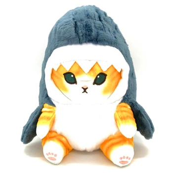 Мягкая игрушка Кот Акула 22 см