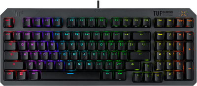 Клавiатура Asus TUF Gaming K3 Gen II Opti-Mech підсвітка 97key Switches ABS чорний (90MP0390-BKMA00) 290436