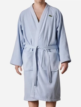 Халат мужской хлопковый летний Lacoste 553568835 One Size Голубой (1159820866)