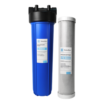 Фільтр Water Box Big Blue 20 з картриджем з брикетованного вугілля