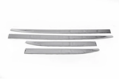 Молдинги дверные (4 шт, хром) для Nissan Patrol Y62 2010-2024 гг