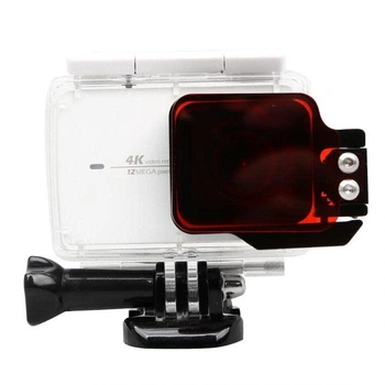 Красный фильтр Puluz для Xiaomi Yi / Gopro 4/3 (DCA1317R)