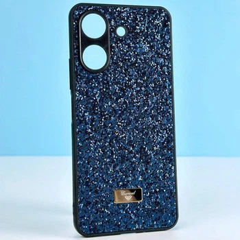 Накладка Bling Grainy Diamond Separate Camera Xiaomi Redmi Note 13 (Синій)