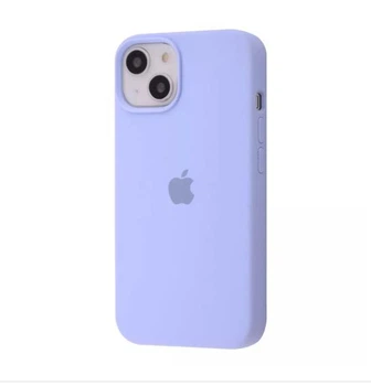 Чехол Premium Silicone Case Full для iPhone 15 lilac cream