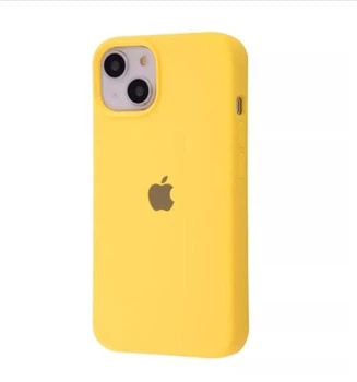 Чехол Premium Silicone Case Full для iPhone 13/14 yellow