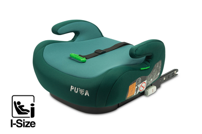 Детское автокресло бустер Caretero Puma ISOFIX I-SIZE (125-150 см) Emerald