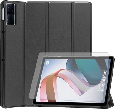 Чохол для планшета Airon Premium для Xiaomi Redmi Pad 10.6" 2022 із захисною плівкою та серветкою Black (4822352781087)