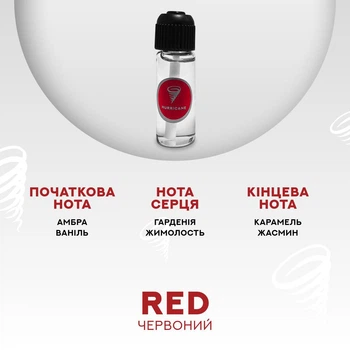 Аромат Hurricane Red для автомобільного електронного дифузору