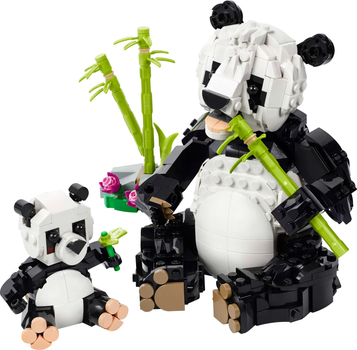 Zestaw klocków LEGO Creator 3 w 1 Dzikie zwierzęta: Rodzina pand 626 elementów (31165)