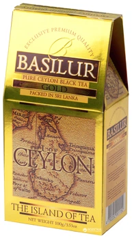Чай черный рассыпной Basilur Остров Цейлон Золотой 100 г (4792252001152)