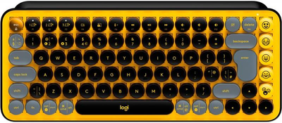 Клавиатура беспроводная Logitech Pop Wireless Blast Yellow (920-010735)