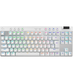 Клавиатура Logitech G PRO X TKL Lightspeed White Tactile (920-012148)