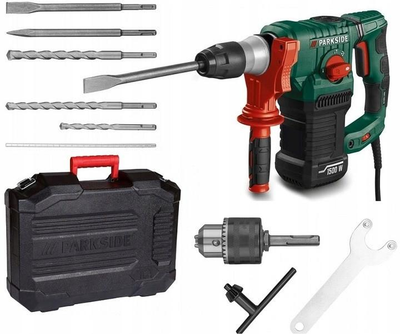 Перфоратор сетевой Parkside Hammer drill, 1550 Вт (PBH 1550В2)