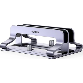 Підставка для ноутбука UGREEN LP258 Vertical Laptop Stand/Silicone Protection/Silver (UGR-60643)