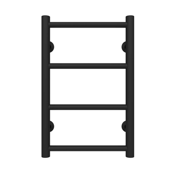 Полотенцесушитель водяной HEATPRO Dike P4 500x300 (Черный, Нижнее подключение) ( CH-DI5003004WBA )
