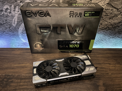 Видеокарта EVGA GeForce GTX 1070 8GB GDDR5 Б/У