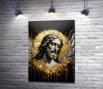 Картина Обличчя Ісуса Христа 43x60 см Модуль №1 (005639)