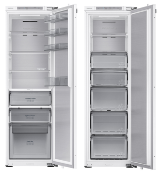 Холодильник SAMSUNG BRR297230WW/UA + Вбудована морозильна камера SAMSUNG BRZ227200WW/UA (комплект)