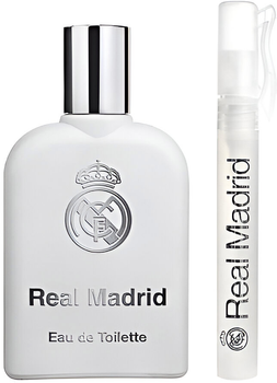 Zestaw męski Real Madrid Woda toaletowa 100 ml + Woda toaletowa 10 ml + Kosmetyczka (8411114085463)