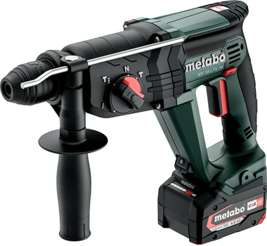Акумуляторний перфоратор Metabo KH 18 LTX 24 18V 2x4Ah LiPOWER, зарядний пристрій ASC 55, metaBOX 165 L (601712510)