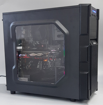 Компьютер Core GamingX AMD Ryzen 5 5500, RX 580 8GB, DDR4 32GB, SSD 256GB Б/В