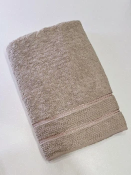 Полотенце махровое лицевое 50*90 Cestepe Micro Delux Бежевое