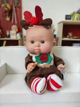 Пупс мальчик рождественский Олененок Nenote Cristmas Marina&Pau 0944, 26 см