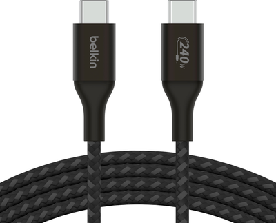 Kabel Belkin 240W USB-C do USB-C 2m Black (CAB015bt2MBK)